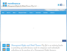 Tablet Screenshot of mrmfinance.com.au